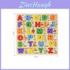 Kwaliteit Houten Kinderspeelgoed Alfabet Puzzel Educatief Cadeau**