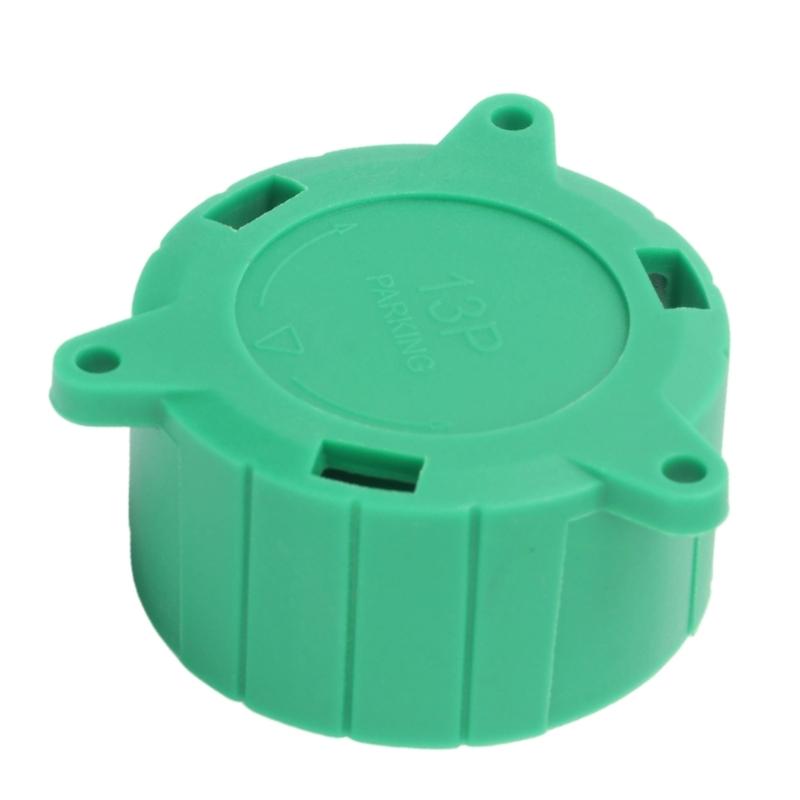 ABS Trailer Electrical Protective Covers, 10 Green Slip-On Pieces for European 13-Pin Interfaces to Help Limit Dust and Loose Debris Entry