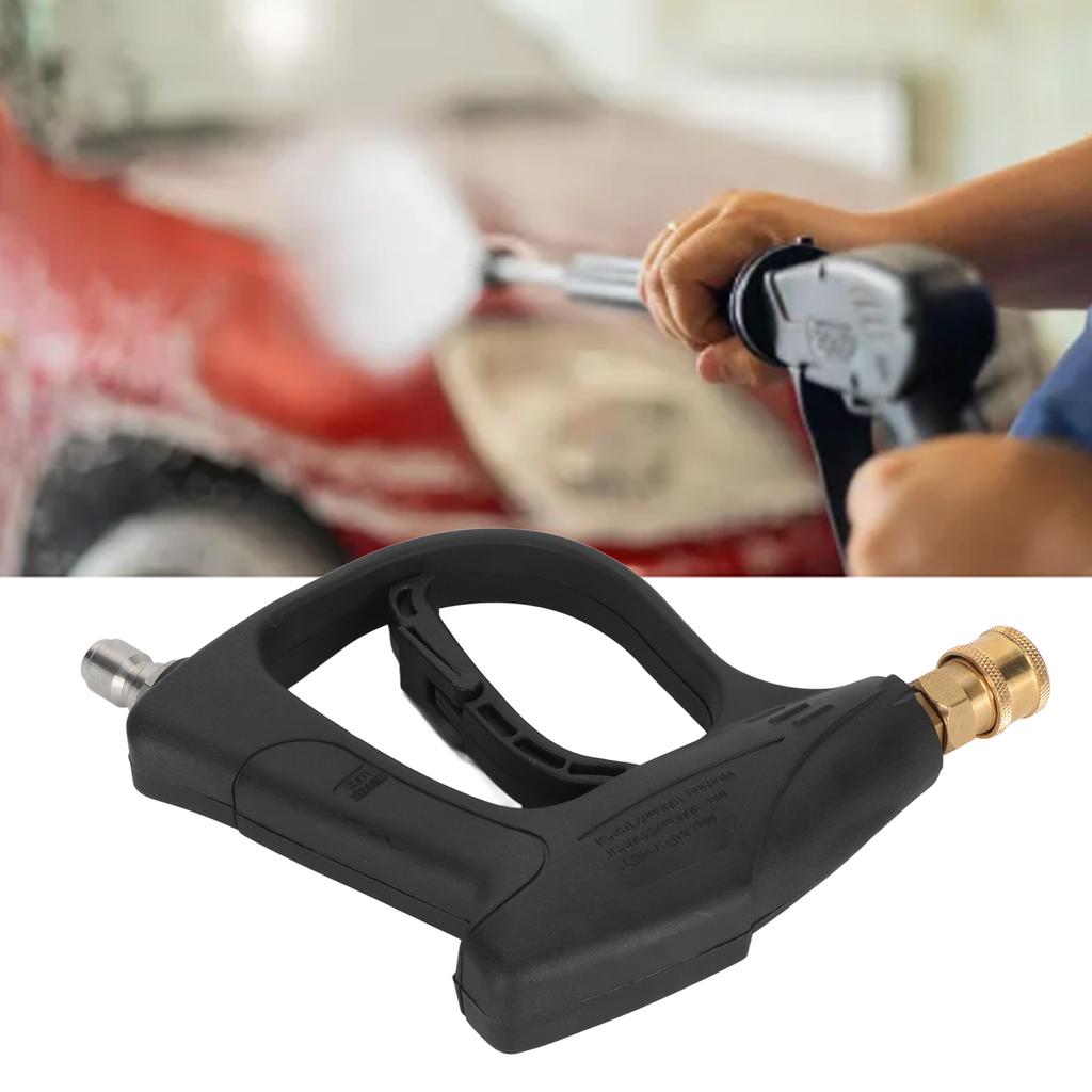 High pressure     grip with 4350psi pure copper coil, quick connector for car cleaning,   nozzle angle, easy to use, suitable for cars