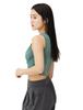 Danskin Sheer Light Cropped Tank Earth Emerald Women's Top,