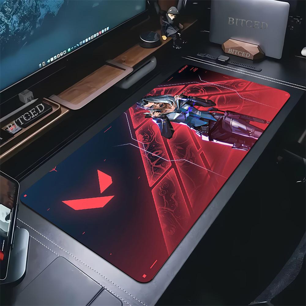 Large Mouse Mat Valorant Gaming Mousepads Desk Rug Gamer Xxl Mousepad 50x100cm Non-slip Desk Pads Table Carpet Design Mouse Pad