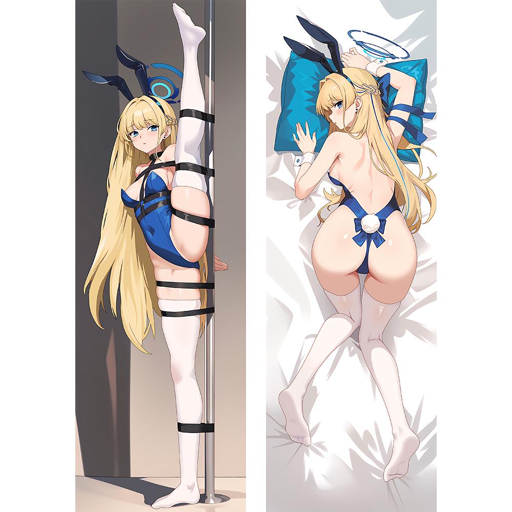 Blue Archive Asuma Toki Anime Otaku Dakimakura Body Pillowcase Kawaii Double Sided Printed Cute Uncensorship Cushion Case