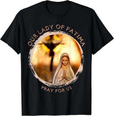 LIMITATO Nostra Signora di Fatima Beata Vergine Maria Cattolico Mariano T-shirt Taglia S-4XL