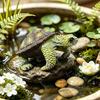 Exquisite Resin Crafts for Indoor Plants Cute Climbing Turtle Flower Pot Huggers, Animal Figurines Planter Ornaments Aquarium Landscaping Edges,