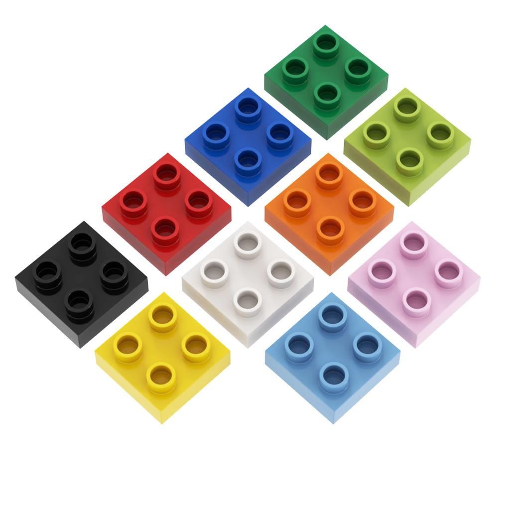 Large Particle Brick Building Blocks 2x4 Random Color Toys Kids Baby Creative Large Particle DIY MOC