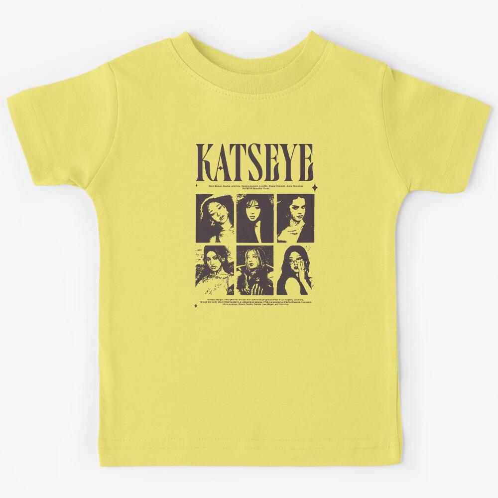 Vintage Katseye Gnarly, Eyekon Kpop Fan Kids T-Shirt 140