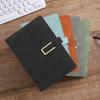 Mjukt läderomslag Anteckningsbok Horisontell linje Lösbladsbok Professionell A5-anteckningsbok