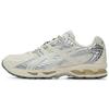 GEL Nimbus 10.1 Cushioning Support Low Top Casual Shoes Unisex Cream White Silver Sneakers 1203A929-100