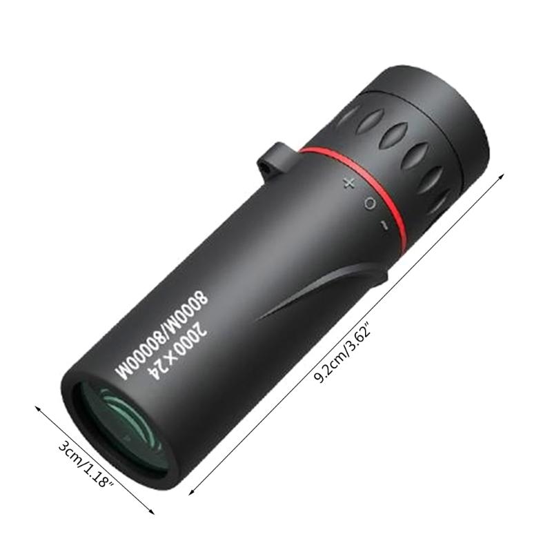 High Powered Monocular for Smartphone Adapter, Hunting Watching Camping Hiking