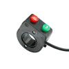 LMoDri 12V Horn HeadLight Switch Black On-Off Button Handlebar Switch Assembly For