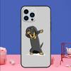 Dachshund Silhouette Dog Phone Case For iPhone 17 Air 16 15 14 11 12 13 Pro Max 13 mini 15 16 Plus 16e Bumper Cover