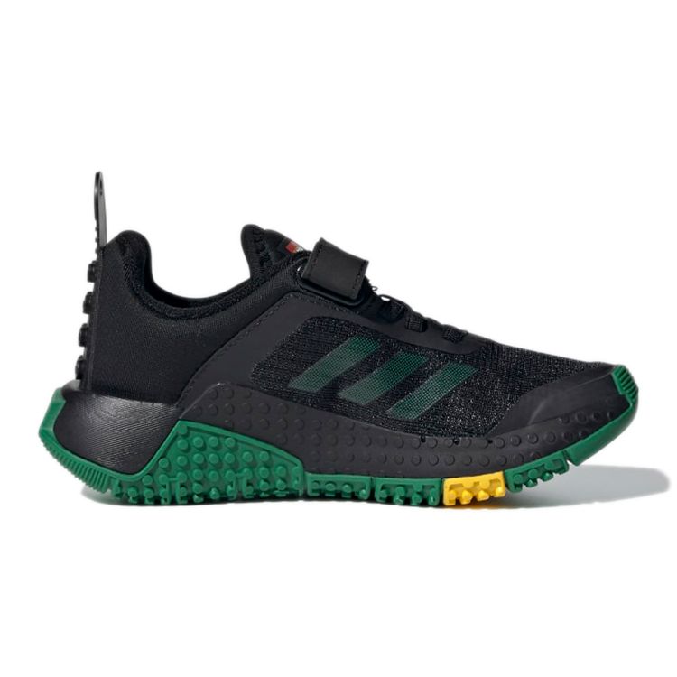 Adidas LEGO X Sport J Black Green Kids Sneakers Core-Black Equipment-Yellow FZ5441