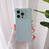 Solid color four corners anti-drop, suitable for Apple 14 mobile phone case integrated lanyard iPhone13 silicone 12promax soft case