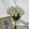 Hochzeitsstrauß im koreanischen Stil: Künstliche Tulpenblumen für die Braut, Ideal für Hochzeitsdekoration & Fotos.