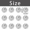 12/24pcs Glitter Mirror Disco Ball Cake Toppers 1970s Silver Ball Cake Picks Disco Theme Dance Birthday Bachelorette Party Decor