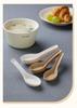 Biodegradable Rice Husk Chinese-Style Spoon: Disposable, Food-Grade for Porridge, Soup, Condiments, Dessert, and Takeout.