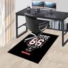1pc Route 66 Home Office, Durable Polyester Floor Mat with Easy, Office Decor, Urban Style, Nonslip Backing, Highquality Fabric