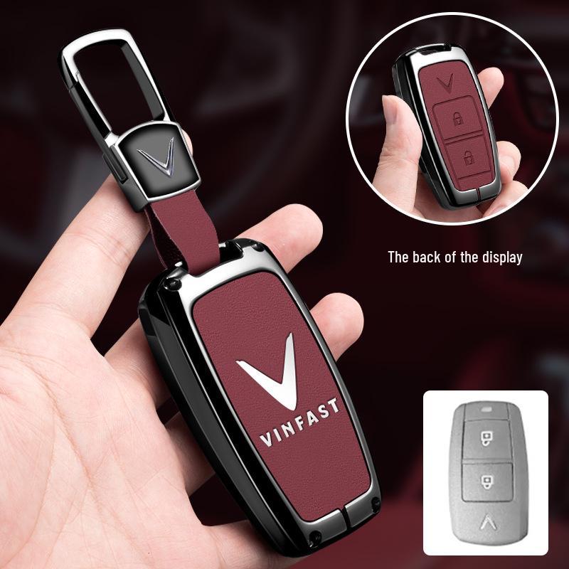 Vinfast Vietnam Car Key Case for Zhonghua V5/VF8 VF3/5/9 with Premium Keyring Buckle