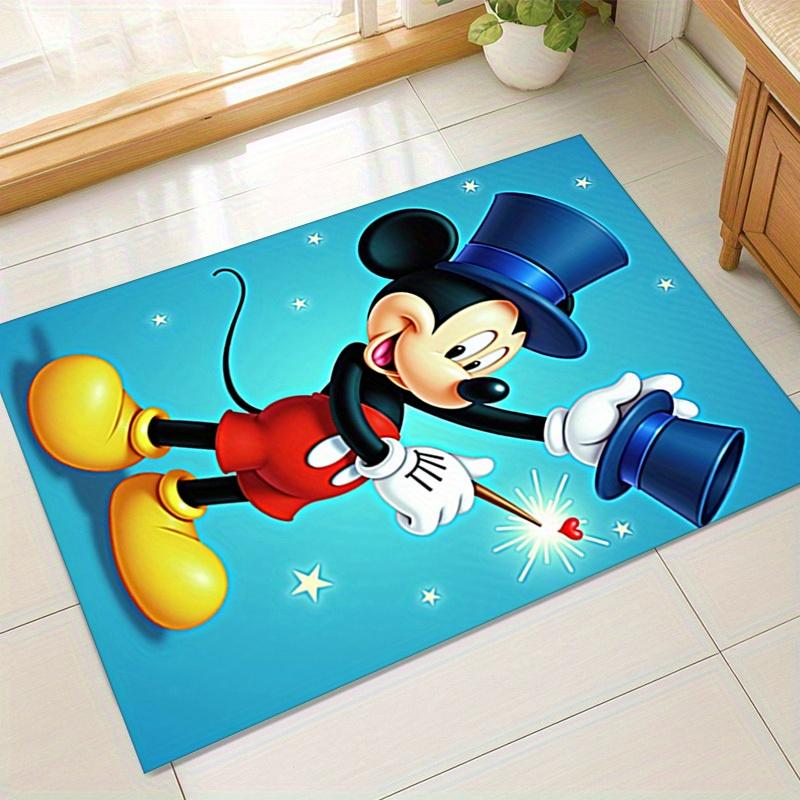 

1pc. Mickey Mouse Top Hat Sparkle Home Office Chair Rug Outdoor Gift Carpetz041194 60cm by 90cm