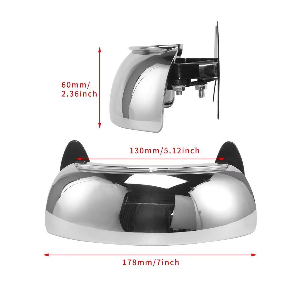 Blind Detection Motorcycle Rearview Mirror Clear Parabolic HD Convex Mirror Scooter