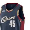 Nike Cleveland Cavaliers NBA Dri-FIT Swingman 2025/26 Season 45 Hardwood Classic Sleeveless Fitted V-Neck Basketball Jersey Men Jersey HM4773-420