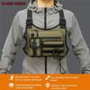 Adjustable Running Vest Pack Waterproof EDC Chest Pack Rig Fishing Vest  Men and Women