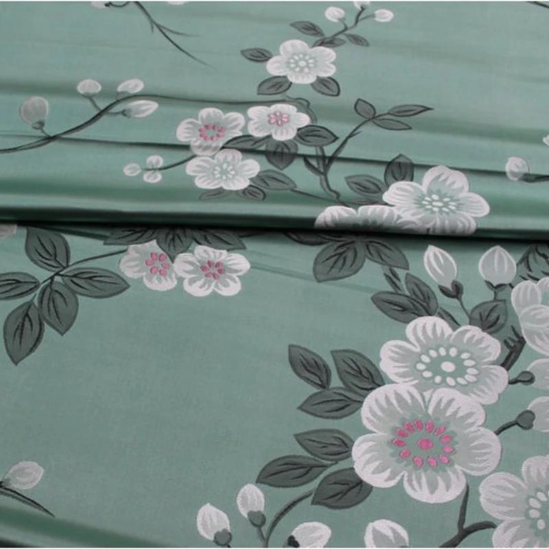 Chinese Style Decoration Weaving Brocade Fabric Jacquard Silk Fabric DIY Handmade Cheongsam Cotton-padded Jacket Mongolian Robe