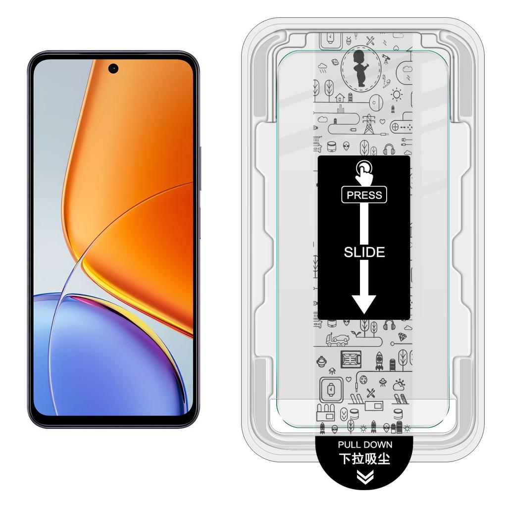 IMAK H Series For Vivo Y39 5G/Y300i 5G Tempered Glass Screen Protector Dust-free Installation Film (Fingerprint Unlock)