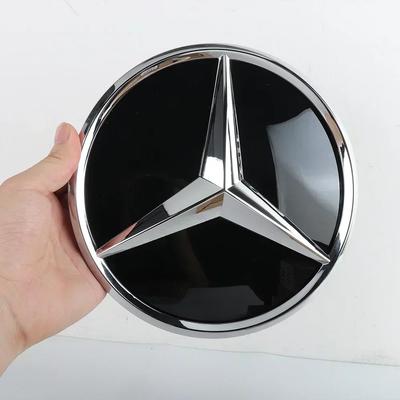 3D 185MM 205MM Front Grille Star Logo Emblem Badge Auto Accessories For C/B/E Class W206 W253 W213 GLC GLE V Class