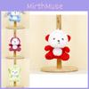 Entzückender Plüschbär Schlüsselanhänger Niedlicher Außerirdischer Teddybär Kuscheltier Hochzeitsgastgeschenk