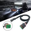2Pcs Y Shape For Deutsch DT DTP Adapter Connector Splitter 2/3/4 Output Male To Female Headlight Splitter IP68 Waterproof 18AWG