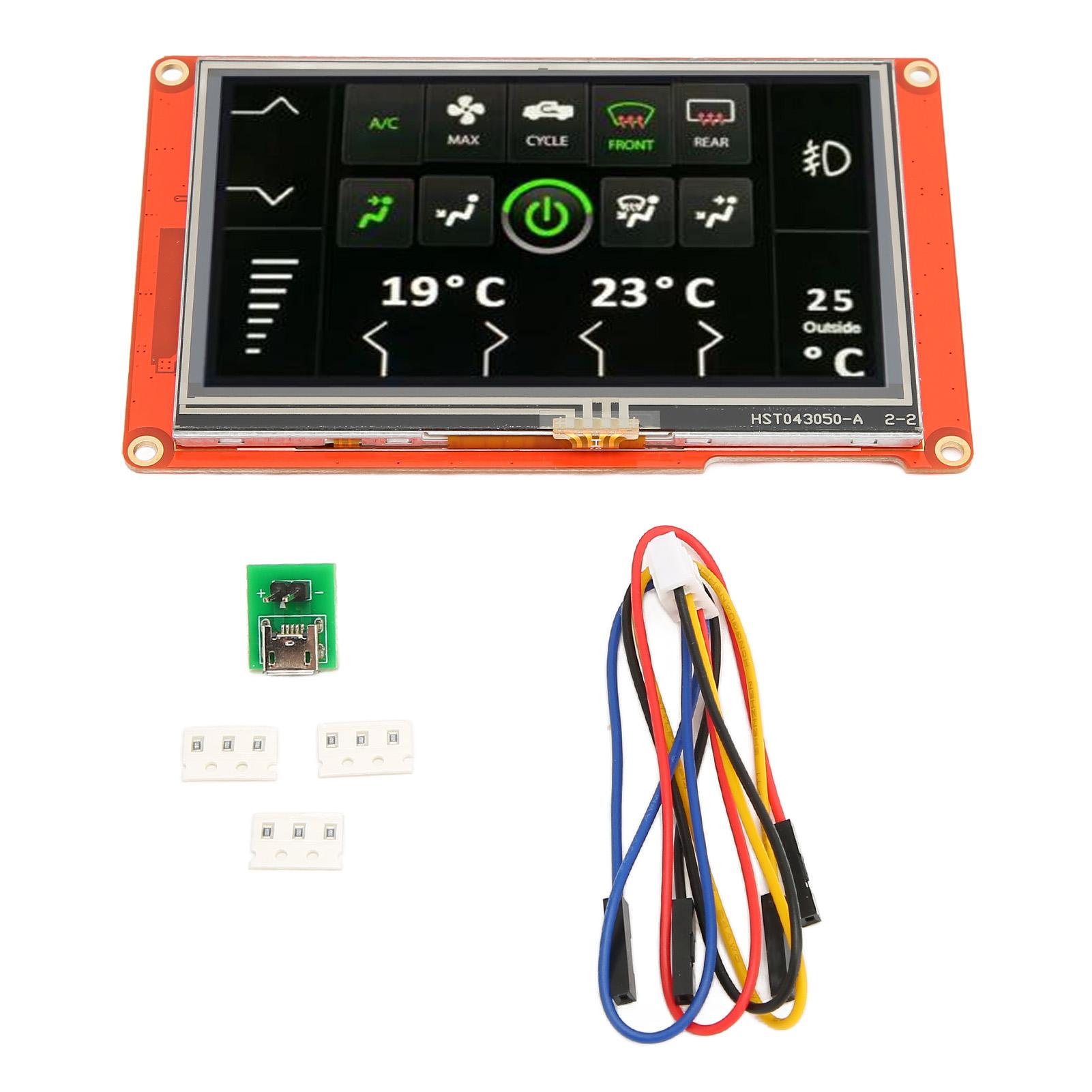 

Інтелектуальний 4.3-дюймовий дисплей NX4827P043 011R HMI TFT LCD 480x272 Підтримка o Відео Резистивний