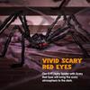 Halloween Black Spider Web Decoration: Plush Haunted House Ornament for Parties & Pranks