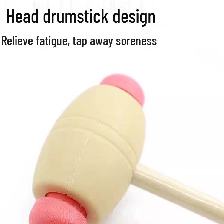 Bamboo Meridian Massage Hammer & Back Scratcher