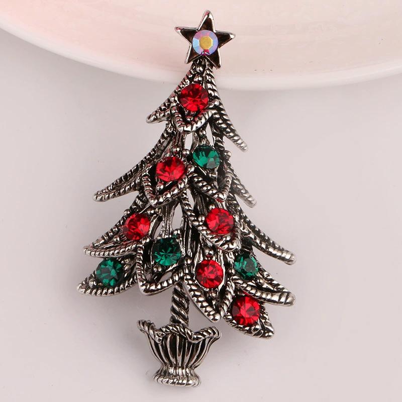 1PC Christmas Tree for Women Brooches Festival Pins Jewelry Cute Brooch Pin Unique Classic