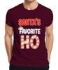 Santas Favorite Ho Funny Christmas Santa Party Gift Unisexs Tshirt