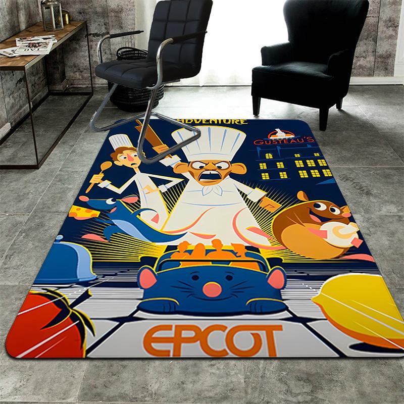 Remy's Ratatouille Adventure Rug Floor Mat for Living Room or Bedroom Soft and Comfortable Carpet a Gift for Birthday and Holiday.DFDT261018300