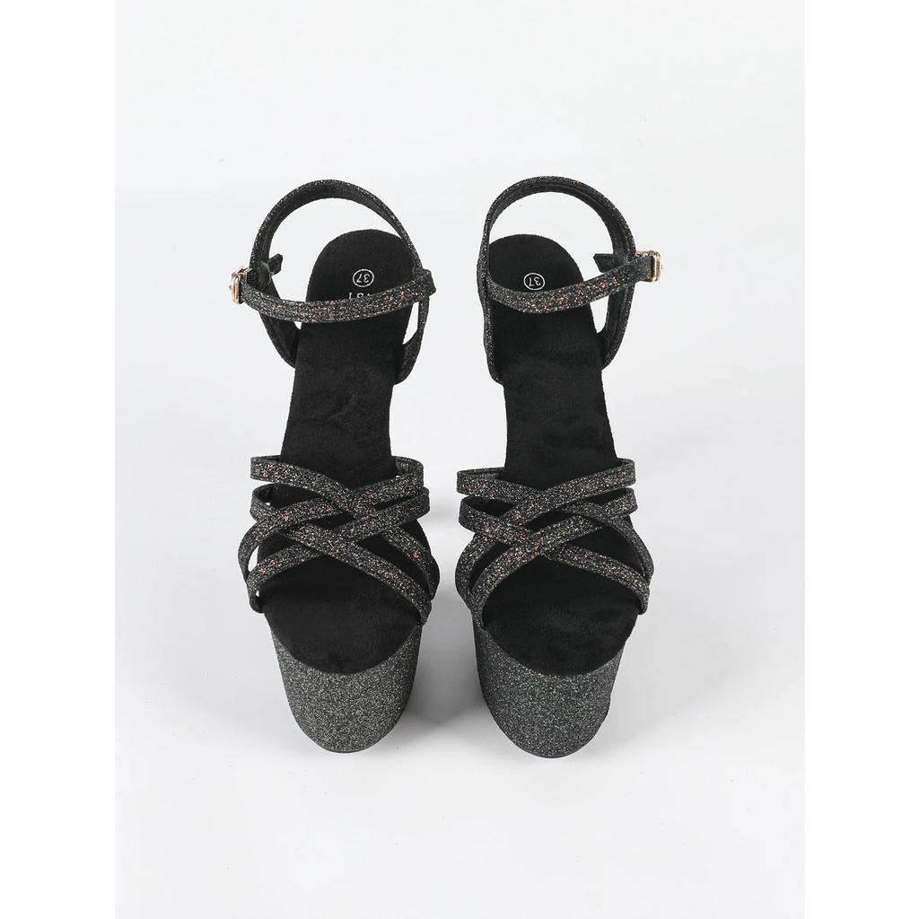 Autumn Nightclub Sex Women's Shoes Waterproof Table Roman Fish Mouth Lady Outer High Heel LFD-181-Q40