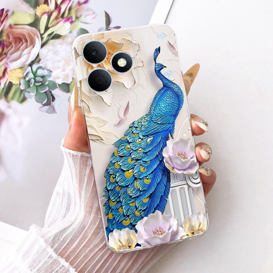 For Realme Note 80 4G Case RMX5388 Cute Cat Flowers Painted Cover Soft Silicone Case For Realme Note 80 Note80 Back Cover Fundas