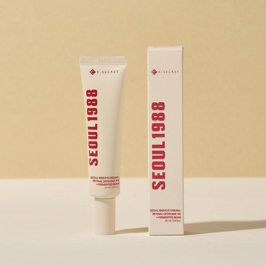 K-SECRET SEOUL 1988 Crème Contour des Yeux : Rétinal Liposome 4% + Haricot Fermenté 30ml/ Anti-Âge, Hydratant, Cosmétiques Coréens, Kbeauty