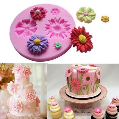 3D Flower Fondant Cake DIY Mold