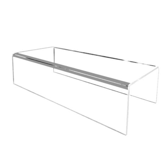 Klarer Acryl-Display-Ständer Rechteckiger Tisch-Display-Ständer Wiederverwendbare Dessert-Ständer Sammlerstück-Regal für Cupcakes Schmuck Kosmetik Mehrstufiger Display