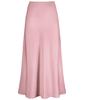 Elegant High Waist Fishtail Satin Midi Skirt for Women