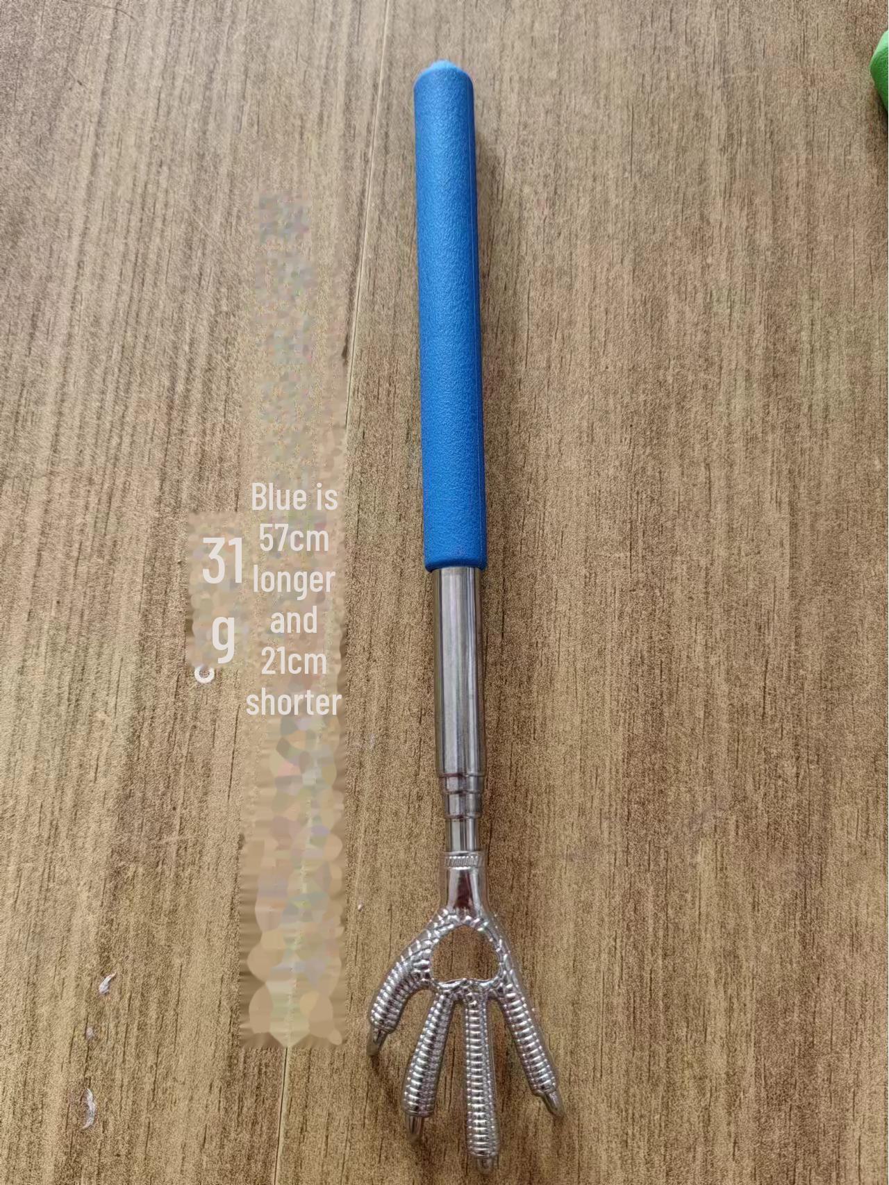 

Телескопічна металева дряпка для спини - допомога не потрібна, рельєф для всього тіла Eagle Claw Tickle синій