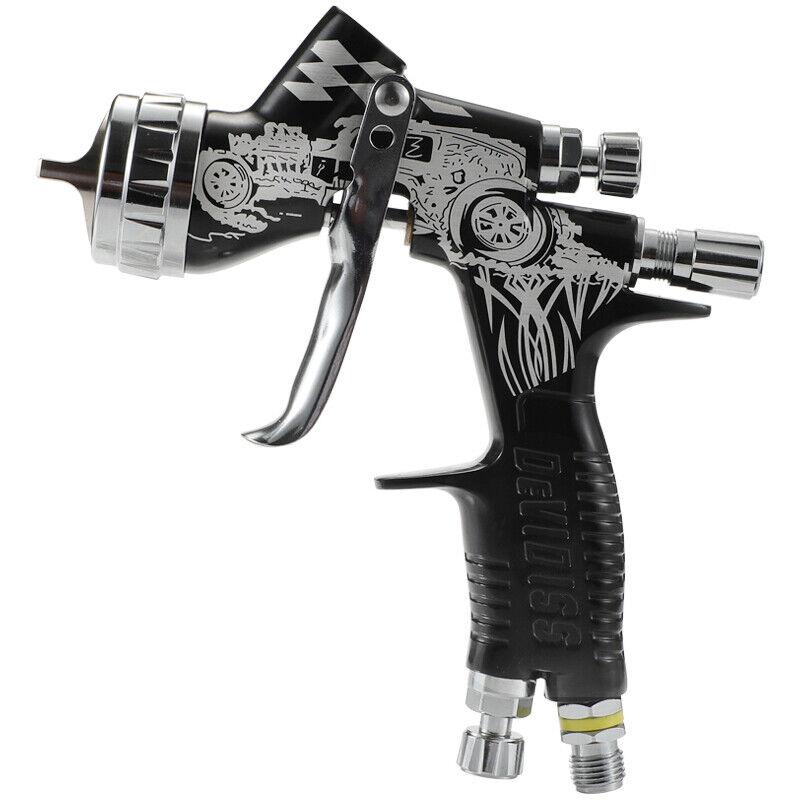 DEVIDISS GTE Pro TE20 Lite HVLP Spray Gun 1.3mm Nozzle Tip Professional Fine Finish Effect for All Automotive Paints