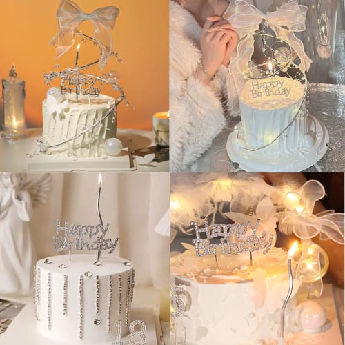 nalaina Happy Birthday Cake Topper, Birthday Cake Insert Card, Water Drill, Happy Birthday Decoration, Cake Ornament, Cake Decoration, Cake, Birthday,