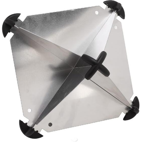 Acouto Reflectors 10pcs Aluminum Octahedral Type Reflectors 12x12 Inches for Sailboats Motorboat