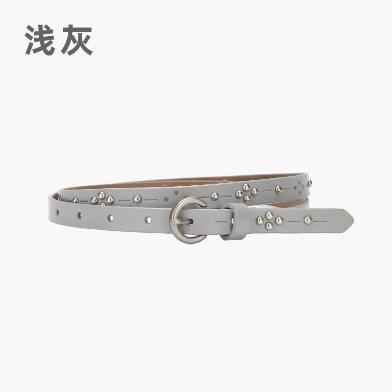 Women's Belt Jeans Belt Women's, Fashion Casual Belt Hollow, Rivet Punk Belt Women's