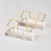 Metal Business Card Holders Business Card Stand Postcard Holders Creative Business Card Display Rack for Office Tabletop