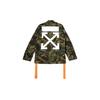 OFF WHITE Camouflage Pijlen Patch Mouwen Jas OMEL001S187340129901